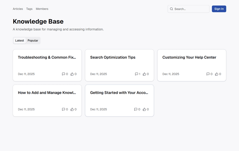 Knowledge Base (KB)